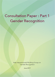 Consultation Paper: Part 1 Gender Recognition Issues